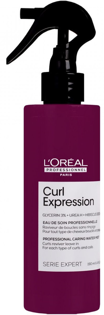 Mgiełka L’Oreal Professionnel Paris Serie Expert Curl Expression Caring Water Mist podkreślająca skręt loków 190 ml (3474637076498) - obraz 1