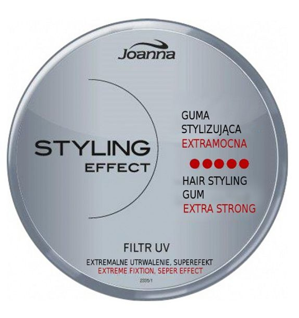 Гумка для волосся Joanna Styling Effect Hair Styling Gum Extra Strong моделююча 100 г (5901018012151) - зображення 1