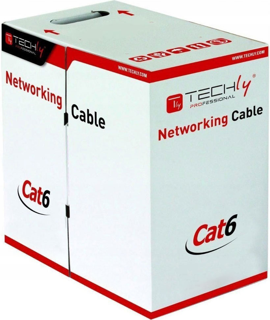 Кабель Techly Cat 6 S/FTP 305 м White (ITP9-RIS-0305) - зображення 1