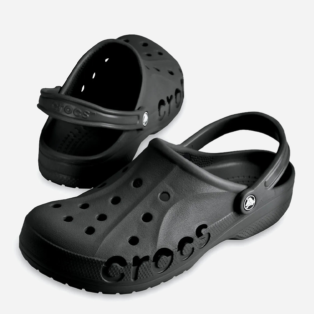 Чоловічі крокси Crocs Baya 10126-001 42-43 (M9/W11) 27 см Чорні (883503153325) - зображення 2