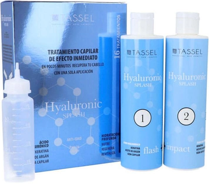 Zestaw do pielęgnacji włosów Tassel Hyaluronic Splash Treatment Flash Effect 250 ml + Impact Effect 250 ml (8423029095765) - obraz 1