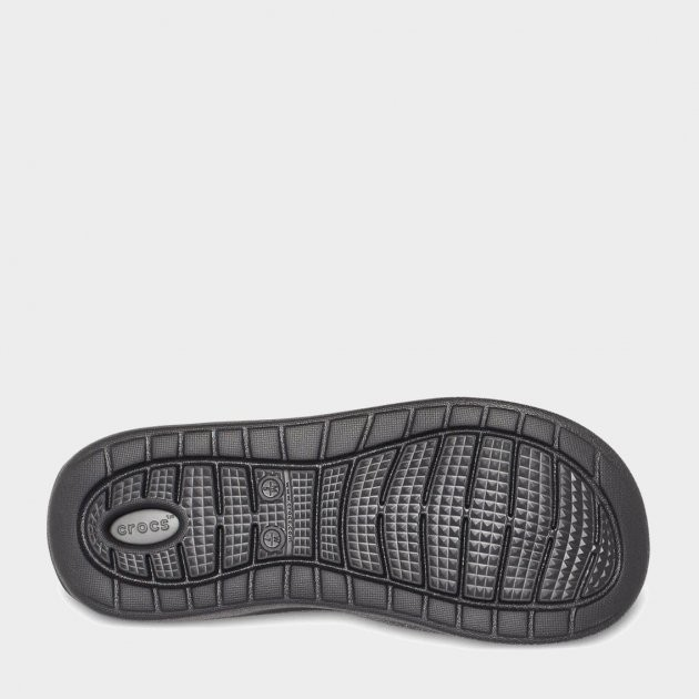 Klapki japonki męskie Crocs LiteRide 205182-0DD 43-44 (M10/W12) 28 cm Czarny/Szary (191448209350) - obraz 5