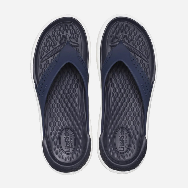Жіночі в'єтнамки Crocs LiteRide 205182-410 38-39 (M6/W8) 24 см Сині (196265480364) - зображення 4