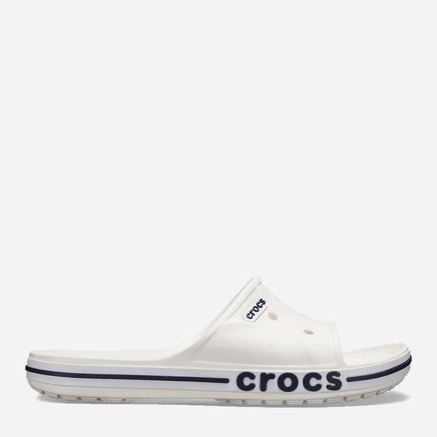 Чоловічі шльопанці для пляжу Crocs Bayaband 205392-126 43-44 (M10/W12) 28 см Білий/Сірий (191448189218) - зображення 1