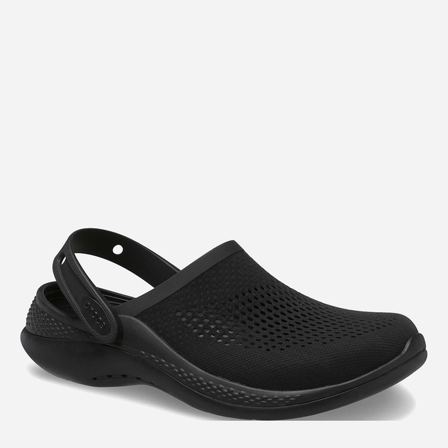 Chodaki męskie Crocs LiteRide 360 206708-060 43-44 (M10/W12) 28 cm Czarne (191448673373) - obraz 3