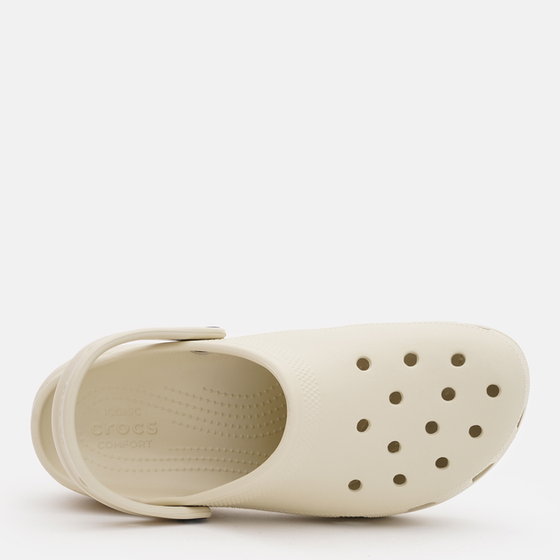 Жіночі крокси Crocs Classic Platform 206750-2Y2 36-37 (W6) 22 см Бежеві (191448963474) - зображення 5