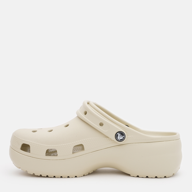 Жіночі крокси Crocs Classic Platform 206750-2Y2 38-39 (W8) 24 см Бежеві (191448963498) - зображення 3
