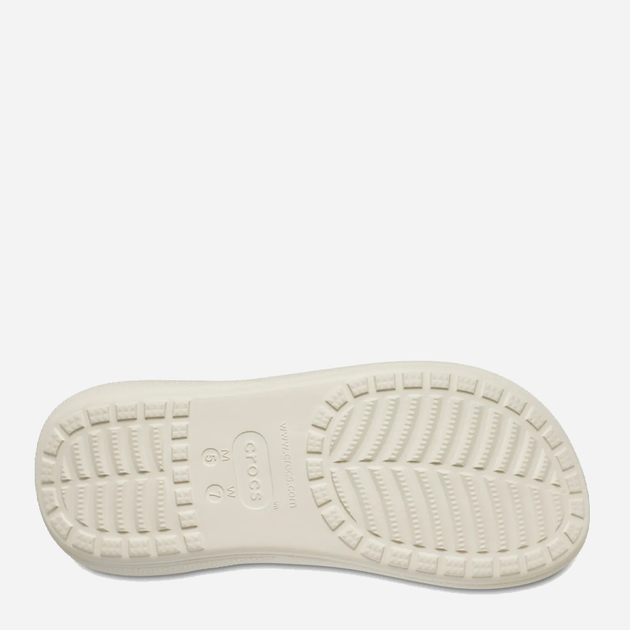 Klapki damskie Crocs Classic Crush 207670-2Y2 37-38 (M5/W7) 23 cm Beżowe (191448989832) - obraz 4