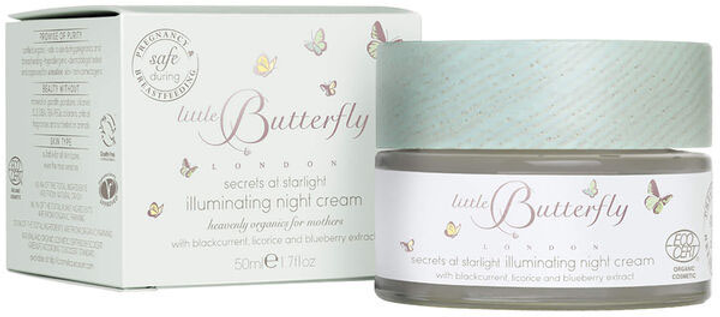 Krem na noc do twarzy Little Butterfly London rozświetlający 50 ml (700461069645) - obraz 1