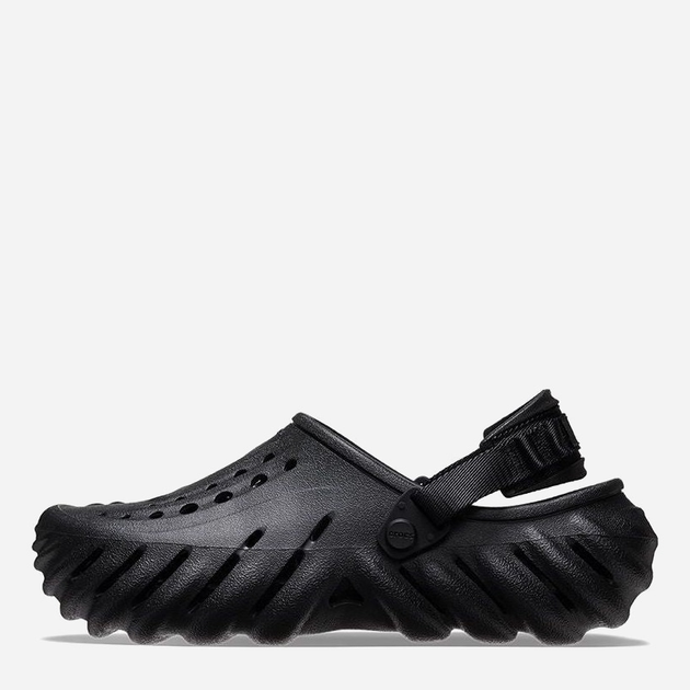 Чоловічі крокси Crocs Echo 207937-001 43-44 (M10/W12) 28 см Чорні (196265305339) - зображення 3