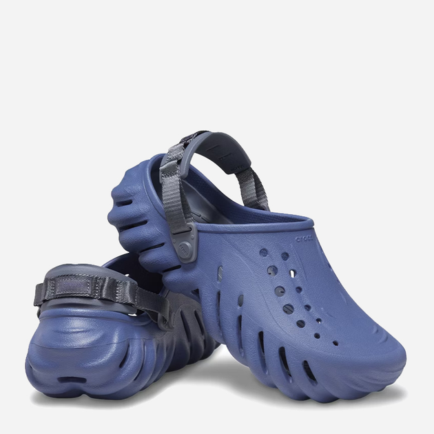 Chodaki męskie Crocs Echo 207937-402 41-42 (M8/W10) 26 cm Niebieskie (196265558698) - obraz 2