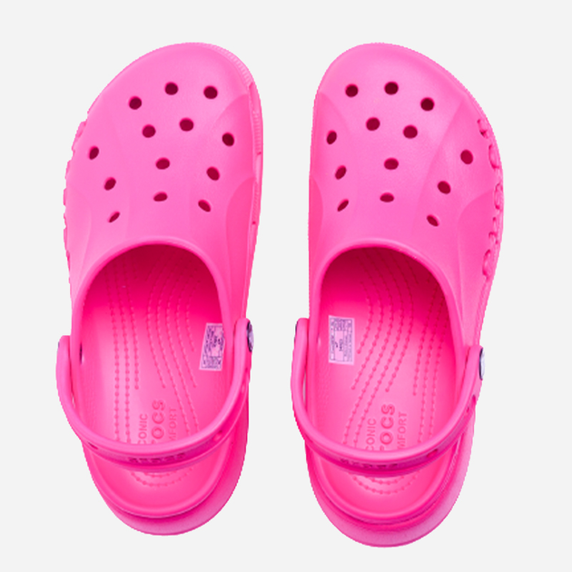 Chodaki damskie na platformie Crocs Baya Platform 208186-6QQ 34-35 (W5) 21 cm Różowe (196265400843) - obraz 3