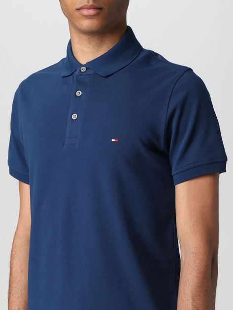 Koszulka polo męska Tommy Hilfiger MW0MW17771-C5J L Granatowa (8720646284726) - obraz 3