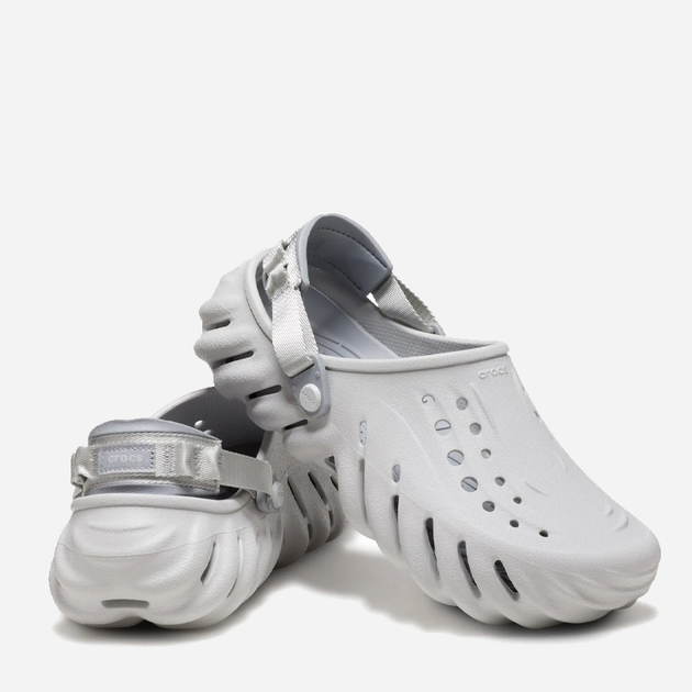 Женские кроксы Crocs Echo 207937-1FT 39-40 (M7/W9) 25 см Серые ...