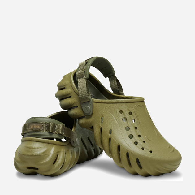 Мужские кроксы Crocs Echo 207937-3UA 41-42 (M8/W10) 26 см Оливковые ...
