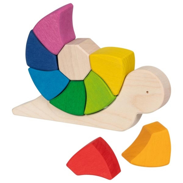 Łamigłówka Goki Puzzle and Building Blocks Sassy Snail (4013594583688) - obraz 2