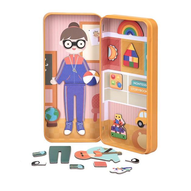 Puzzle magnetyczne MierEdu Dream Big Preschool Teacher 30 elementów (9352801000880) - obraz 2