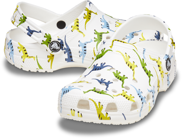 Детские сабо CROCS CLASSIC CHARACTER PRINT CLOG T 24 Белый/Синий 209697 - Фото 1 Детские сабо CROCS CLASSIC CHARACTER PRINT CLOG T 24 Белый/Синий 209697 - изображение 1