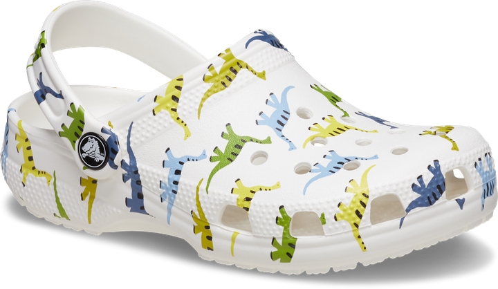 Детские сабо CROCS CLASSIC CHARACTER PRINT CLOG T 24 Белый/Синий 209697 - Фото 3 Детские сабо CROCS CLASSIC CHARACTER PRINT CLOG T 24 Белый/Синий 209697 - изображение 3