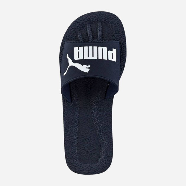 Чоловічі шльопанці Puma Purecat Peacoat-White 360262-02 39 Сині (4056204922644) - зображення 4
