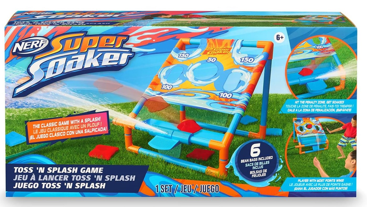 Zestaw do zabawy Hasbro Nerf Super Soaker Toss 'N Splash Cornhole (0771171172468) - obraz 1