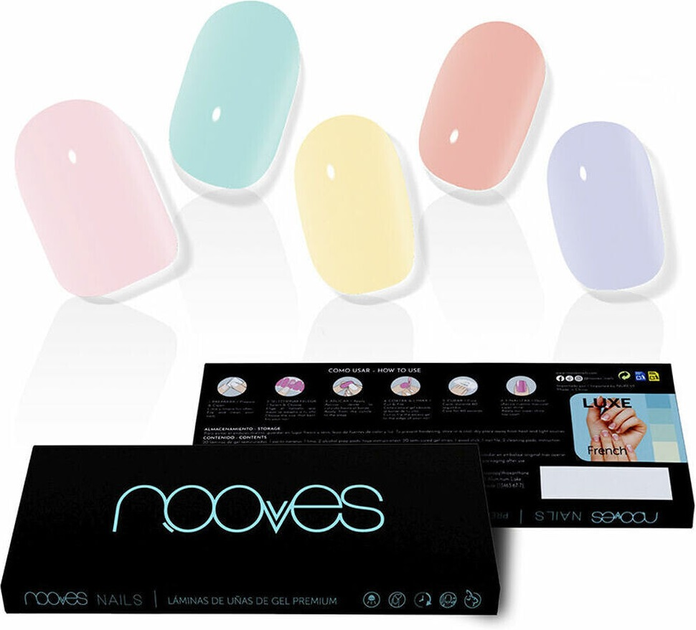 Набір накладних нігтів Nooves False Nails Bridge Gel Self-Adhesives 20 шт (8436613950074) - зображення 1