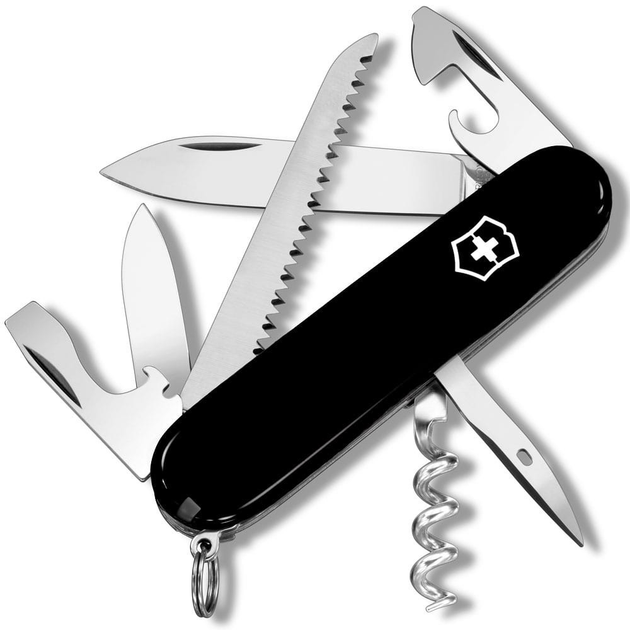 Складной швейцарский нож Victorinox Camper Black 13 in 1 Vx13613.3 - изображение 1
