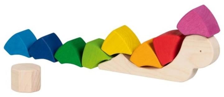 Головоломка Goki Puzzle and Building Blocks Sassy Snail (4013594583688) - зображення 3