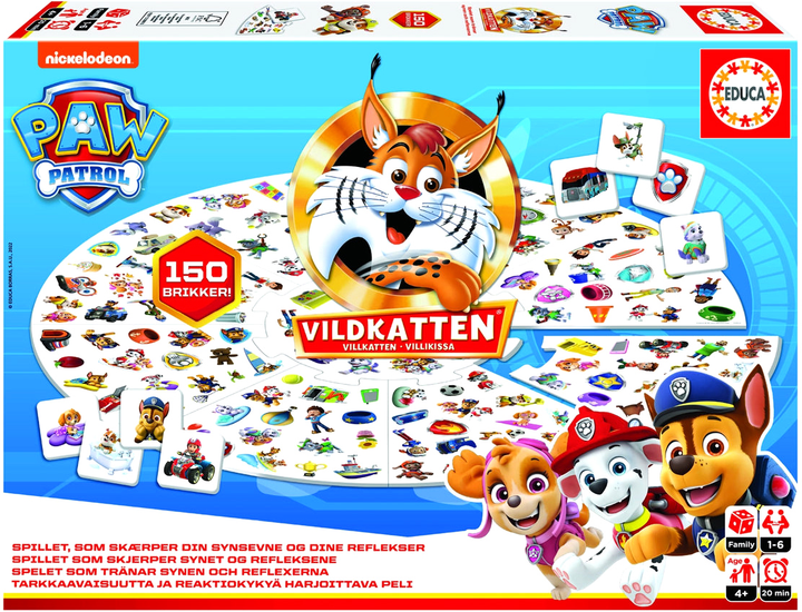 Gra planszowa Educa Vildkatten Paw Patrol (8412668194526) - obraz 1