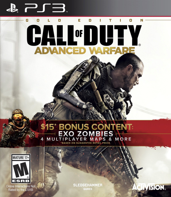 Гра PS3 Call of Duty: Advanced Warfare Gold Edition (диск Blu-ray) (0047875874251) - зображення 1