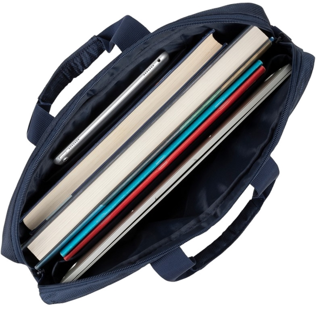 Torba na laptop RIVACASE Komodo 15.6" Dark Blue (4260403570401) - obraz 3