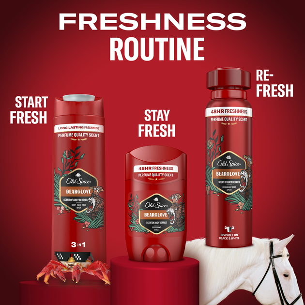 Гель для душу для чоловіків Old Spice Bearglove Парфумований 400 мл (8001090533869) - зображення 10