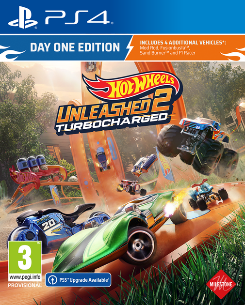 Gra PS4 Hot Wheels Unleashed 2: Turbocharged Day One Edition (płyta Blu-ray) (8057168507751) - obraz 1