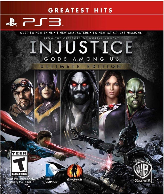 Гра PS3 Injustice: Gods Among Us Ultimate Edition (диск Blu-ray) (0883929323326) - зображення 1