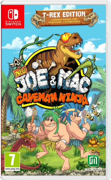 Gra Nintendo Switch New Joe and Mac: Caveman Ninja Limited Edition (Nintendo Switch game card) (3701529501111) - obraz 1