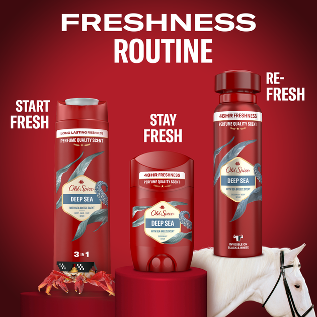 Дезодорант-стік для чоловіків Old Spice Deep Sea 50 мл (8001841283906) - зображення 11