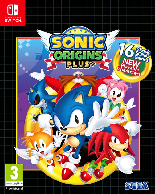 Гра Nintendo Switch Sonic Origins Plus Day One Edition (Картридж) (5055277050529) - зображення 1