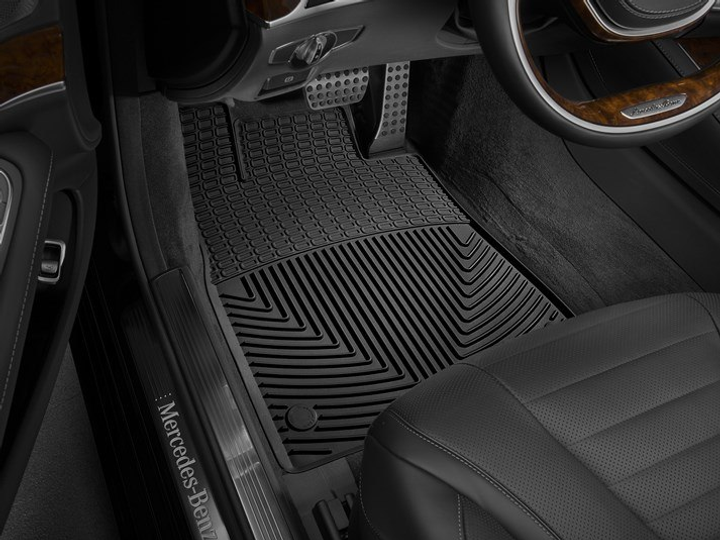 Акція на Комплект автокилимків передніх WeatherTech Всесезонні Mercedes-Benz S-Class (2014-2020) 2 шт Чорний від Rozetka