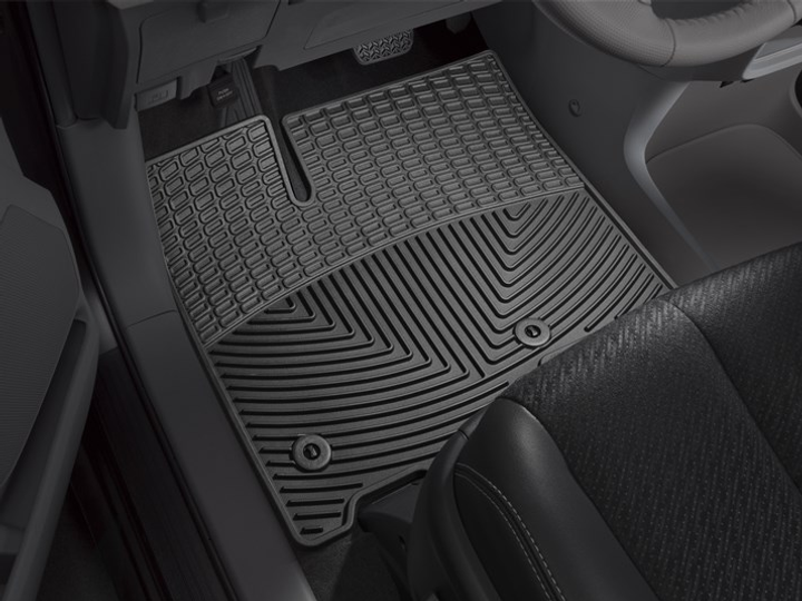 Акція на Комплект автокилимків передніх WeatherTech Всесезонні Toyota Sienna (2013-2020) 2 шт Чорний (W292) від Rozetka