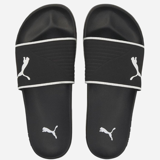 Жіночі шльопанці Puma Leadcat 2.0 Shower Black-Puma Білі 384140-01 39 Чорні (4064536232317) - зображення 3