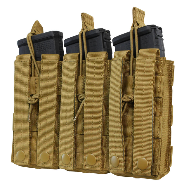 Подсумок Condor Triple АК/M16 Open Top Mag Pouch. Multicam - изображение 2