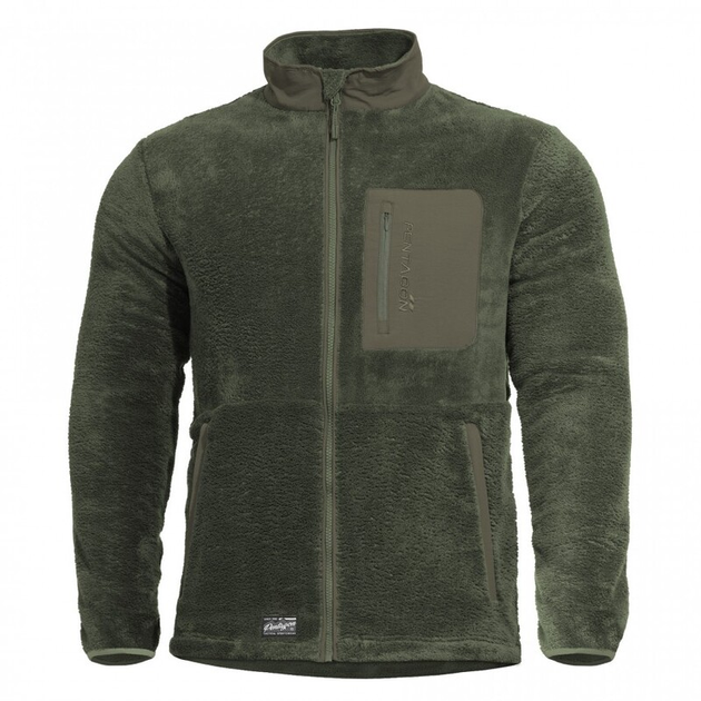 Светр Pentagon Grizzly Full Zip Sweater K09030 Small, Camo Green (Сіро-Зелений) - зображення 1
