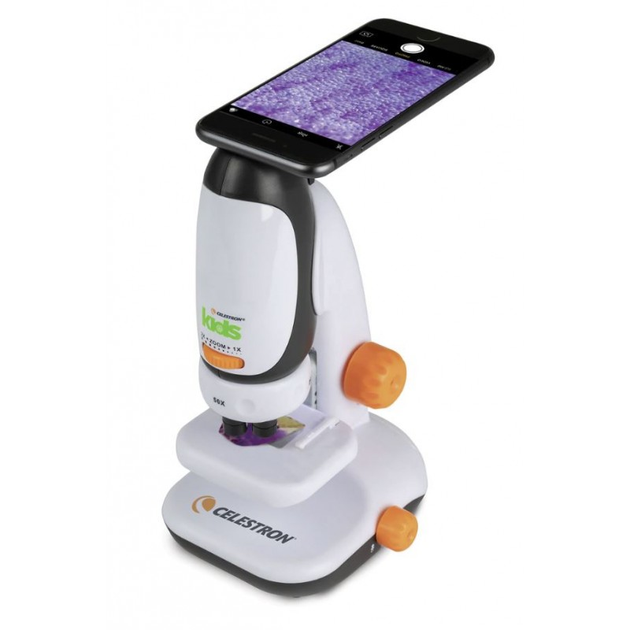 Дитячий мікроскоп Celestron з телефонним адаптером (0050234441193) - зображення 3