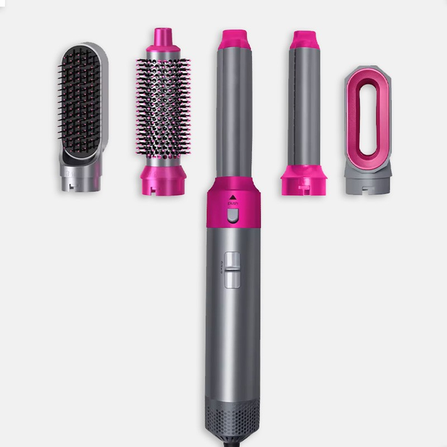 Стайлер для волос 5 в 1 + Кейс чехол Hair Brush - изображение 3