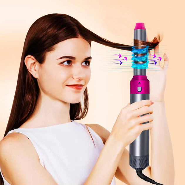 Стайлер для волос 5 в 1 + Кейс чехол Hair Brush - изображение 4