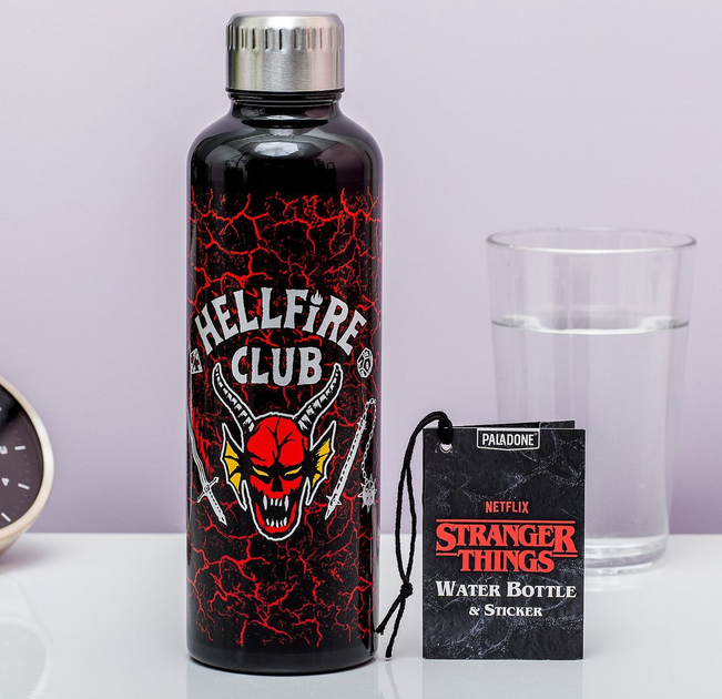 Пляшка Paladone Stranger Things 500 мл Чорна (5055964791216) - зображення 4