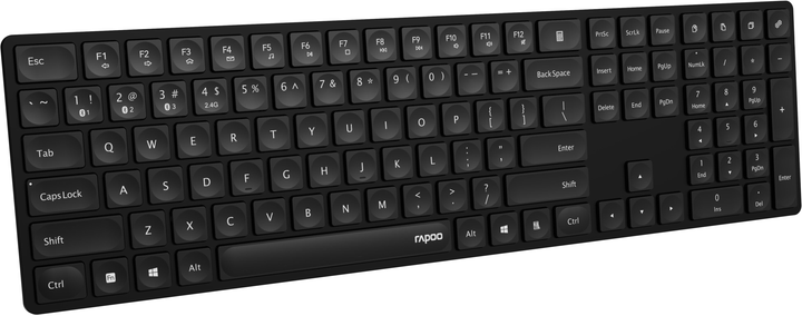 Клавіатура бездротова Rapoo E8020M Multimode Wireless Black (2206970000) - зображення 4