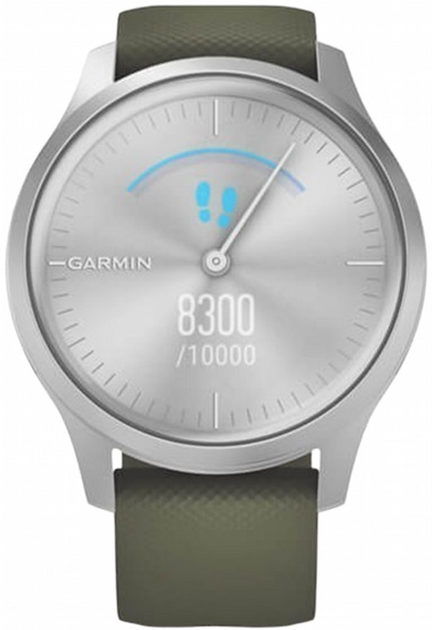 Смарт-годинник Garmin Vivomove Style Silver-Moss Green (010-02240-21) - зображення 3