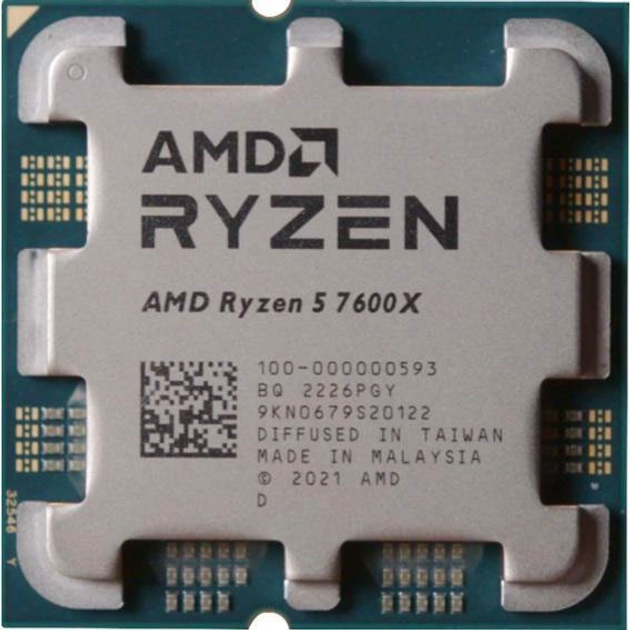Процесор AMD Ryzen 5 7600X 4.7GHz/38MB (100-00000593) sAM5 Tray (без упаковки) - зображення 1