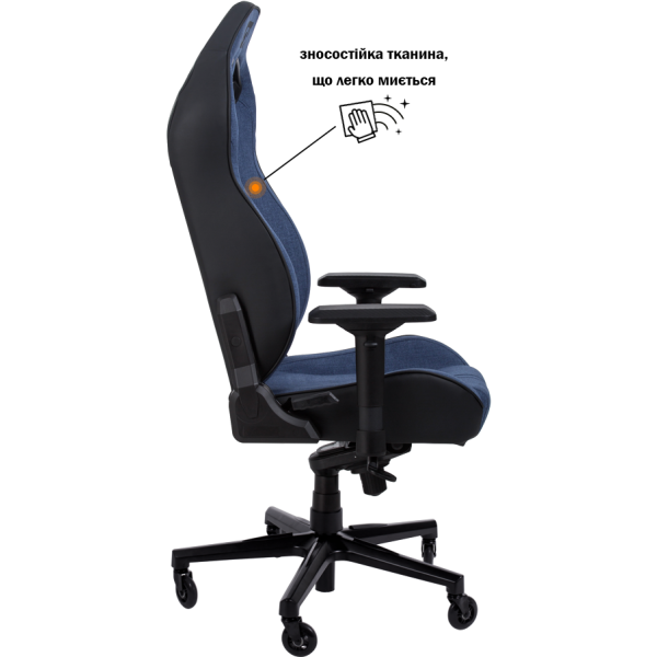 Геймерское кресло GT Racer X-8009 Fabric Dark Blue/Black - изображение 7